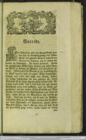 Vorrede [des Celsus]