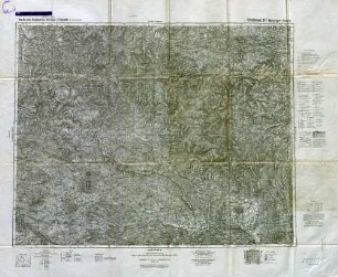 Reichskarte: Großblatt 111 Meiningen-Coburg