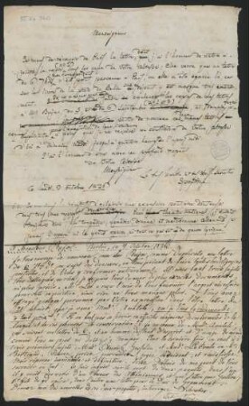 Fragment eines Briefbuches