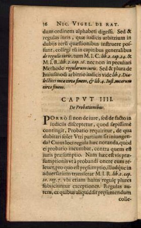 Caput IIII. De Probationibus.