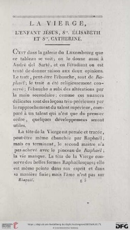 La Vierge, l'enfant Jésus, Ste. Élisabeth et Ste. Catherine