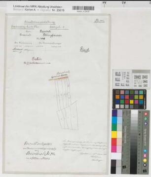 Berenbrock (Erwitte), Zusammenlegung in Berenbrock, Bl.5 Brouillonkarte I Ebbinghausen Flur 5