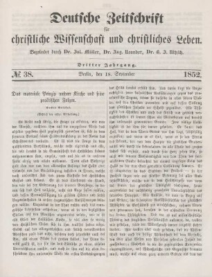 297-300 Das materiale Prinzip unserer Kirche und seine praktischen Folgen : Fortsetzung