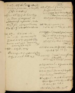 201r - 202r, Notes for au