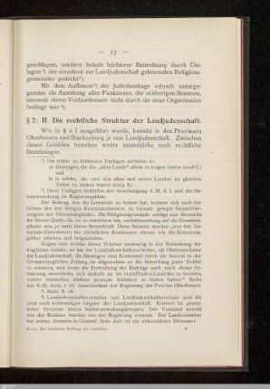 II. Die rechtliche Struktur der Landjudenschaft