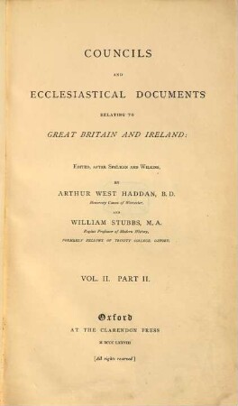 Councils and ecclesiastical documents relating to Great Britain and Ireland, 2,2
