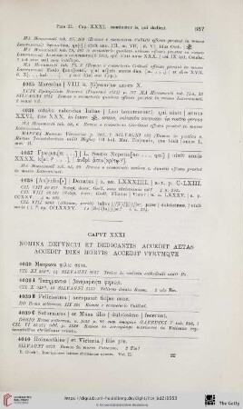 Capvt XXXI
