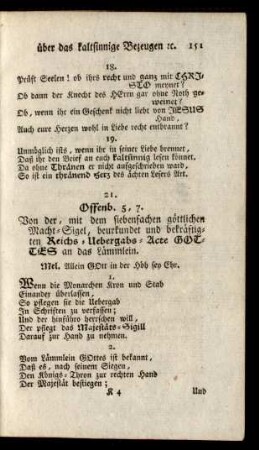 21. Offenb. 5,7. ...