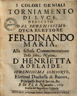 I Colori Geniali : Torniamento de Luce ...