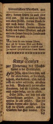 597-621, Kurze Seufzer zum Wachsthum in der Gottseligkeit
