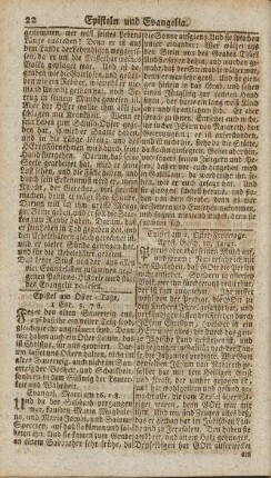 Epistel am 2. Oster-Feyertage. Apost. Gesch. 10, 34-41.