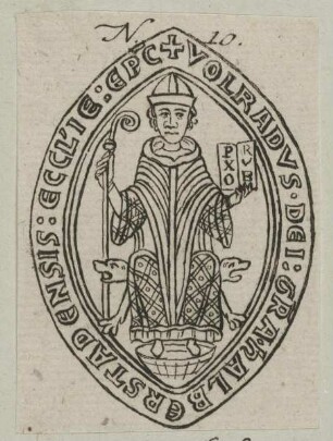 Bildnis des Wilhelm Volrad Kranichfeld, Bischof von Halberstadt