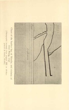 Chart of the harbor bar of Manila, and vicinity of river Pasig, 1757