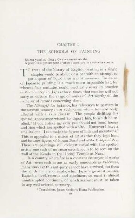 Chapter I. The schools of painting