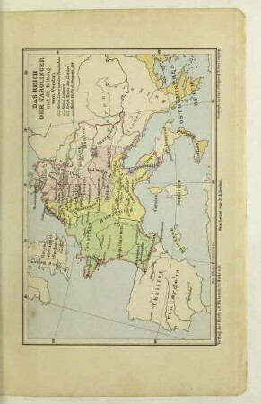 Das Reich der Karolinger und die Teilung von Verdun