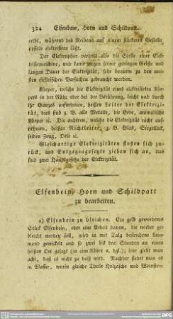 Elfenbein, Horn und Schildpatt zu bearbeiten
