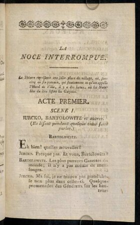 175-194, Acte Premier.