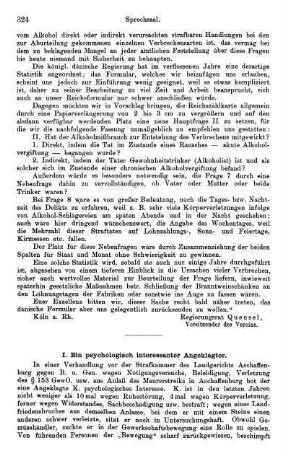324-326, Ein psychologisch interessanter Angeklagter / Animierkneipentum