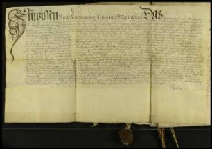 Kaufvertrag des Stadtregiments: Erben Pröbst: Haus (Alter Weinmarkt) an M. Deinhart; Siegel in Holzk.. Nürnberg.