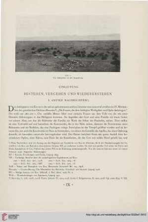 Einleitung: Bestehen, Vergehen und Wiedererstehen
