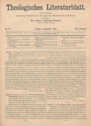 274-277 [Rezension] Köhler, Walther, Martin Luther und die deutsche Reformation