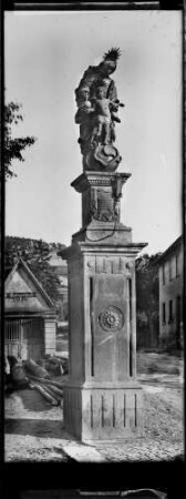 Gerlachsheim Hauptstrasse - Mariensäule (Immaculata)