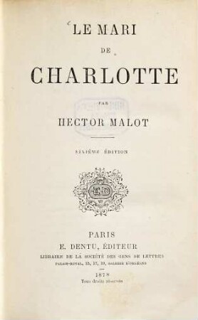 Le Mari de Charlotte