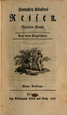 Humphry Klinkers Reisen : Aus dem Englischen, 3