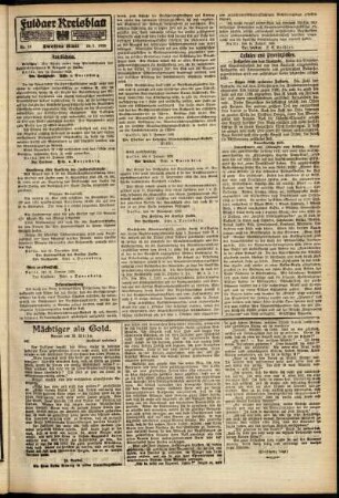 Zweite Ausgabe vom Samstag, den 24. Januar 1920.