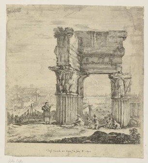 Tempel des Vespasian, Forum Romanum, Rom