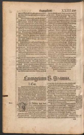 Evangelium S. Joannis.