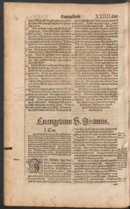 Evangelium S. Joannis.