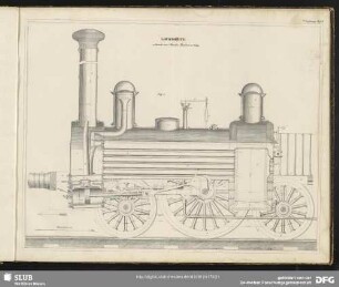 Taf. 9. Locomotive erbaut von Charles Tayleur und Comp.