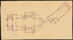 Stadttheater (auch: Grillo-Theater), Essen: Grundriss 1:100
