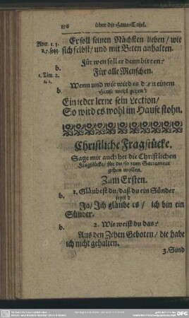 Christliche Fragstücke