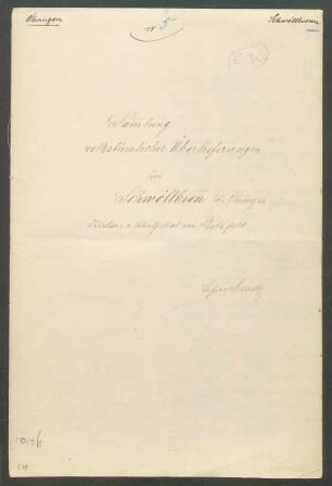 Konferenzaufsatz Schwöllbronn OA Öhringen II