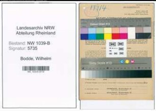 Entnazifizierung Wilhelm Bodde , geb. 22.06.1900 (Schlosser)