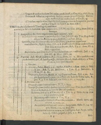 Tertia (Pars Systematis Theologici) ...