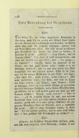 Gute Anwendung des Reichthums