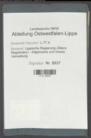 Straßenbau im Amt Oerlinghausen