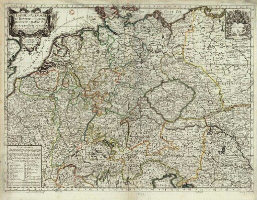 L' Empire D'Allemagne Le Royaume De Boheme Les Suisses et Les Pays Bas avec Les Acquisitions De La France : Presenté Au Roy. Par son tres humble et tres obeïssants Serviteur et Sujet I. Besson.