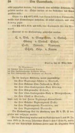 Berlin, den 23. März 1839