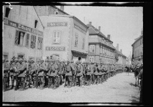 Saarburg (Sarrebourg, Dep. Moselle, Frankreich): Marsch des Infanterieregiments ("Saarburg"=