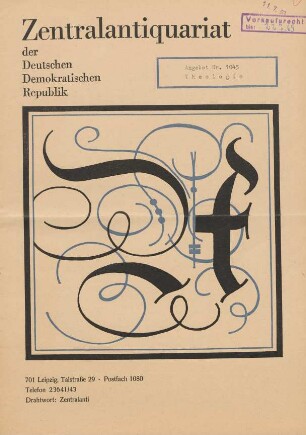 Nr. 1045: Theologie