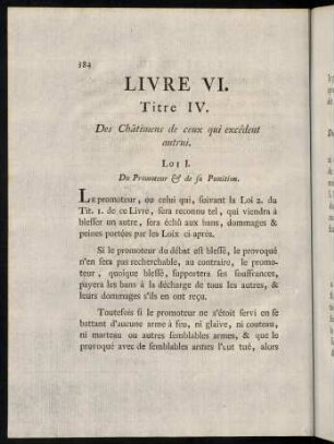 384-404, Titre IV. -Titre VI.