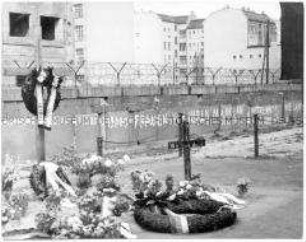 Mahnmal für Peter Fechter in der Zimmerstrasse