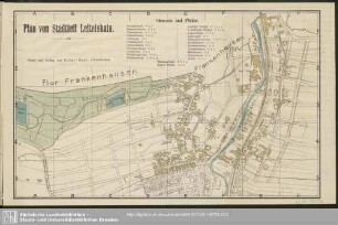 Karte : Plan von Stadtteil Leitelshain