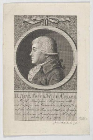 Bildnis des Aug. Fried. Wilh. Crome