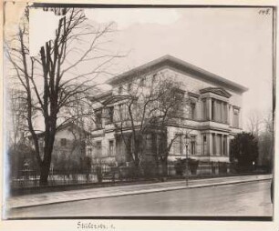 Villa Blanckertz Stülerstraße 1, Berlin-Tiergarten: Ansicht (aus: Julius Kohte, Alt-Berlin, Bauwerke in Berlin und Charlottenburg, aufgenommen 1907-1914)