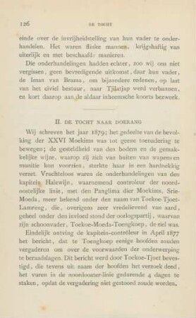 II. De tocht naar Doerang